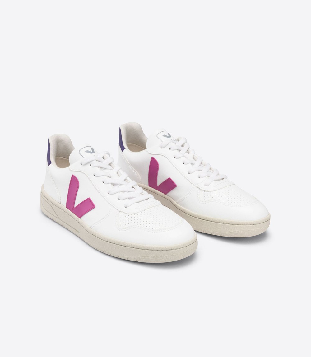 Veja Sneakers Womens - V-10 Cwl - White - 0518CSBKY